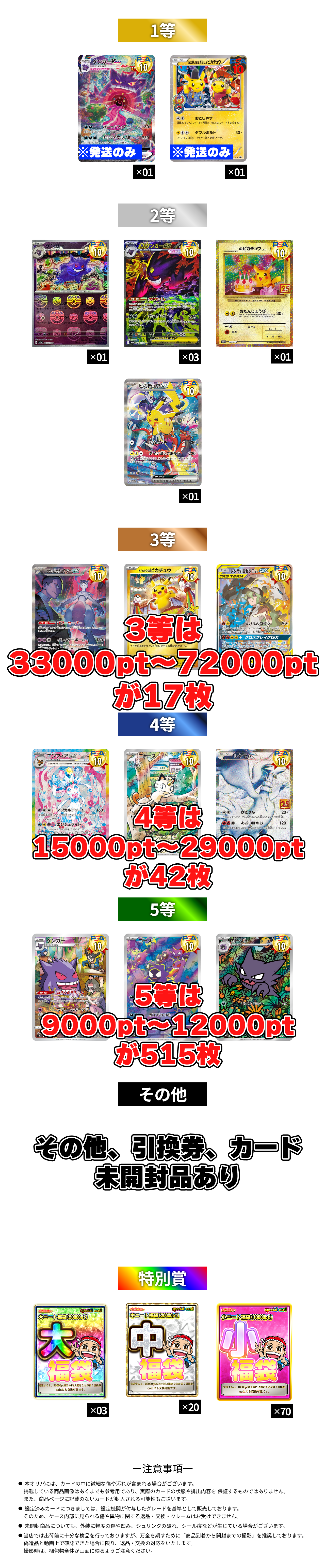 12/24 クリスマスフェス 福袋＆ピカゲンガーオリパ