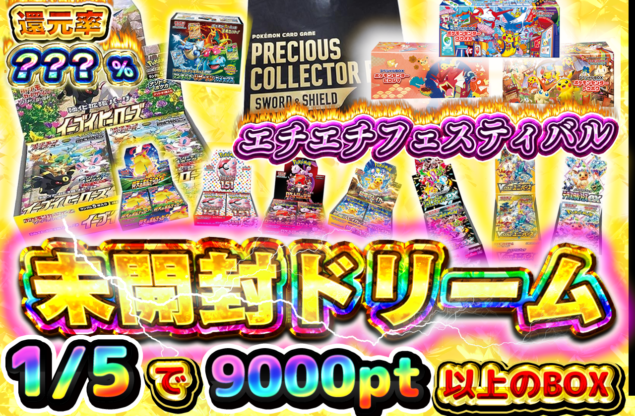 12/14日　エチエチフェスティバル 未開封ドリーム