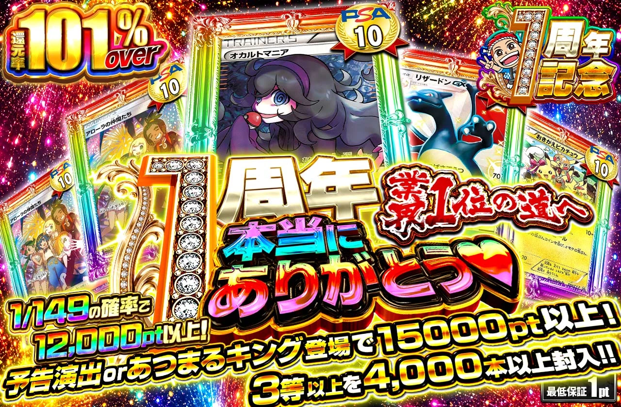 1周年本当にありがとう