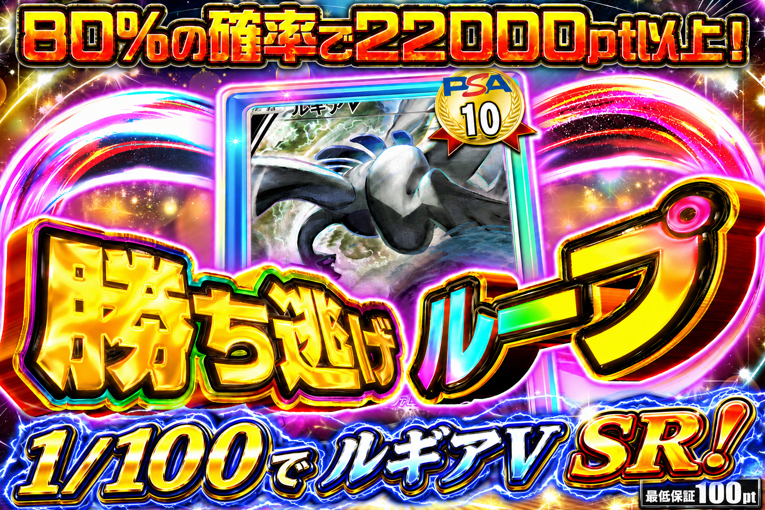 勝ち逃げループ　20000pt